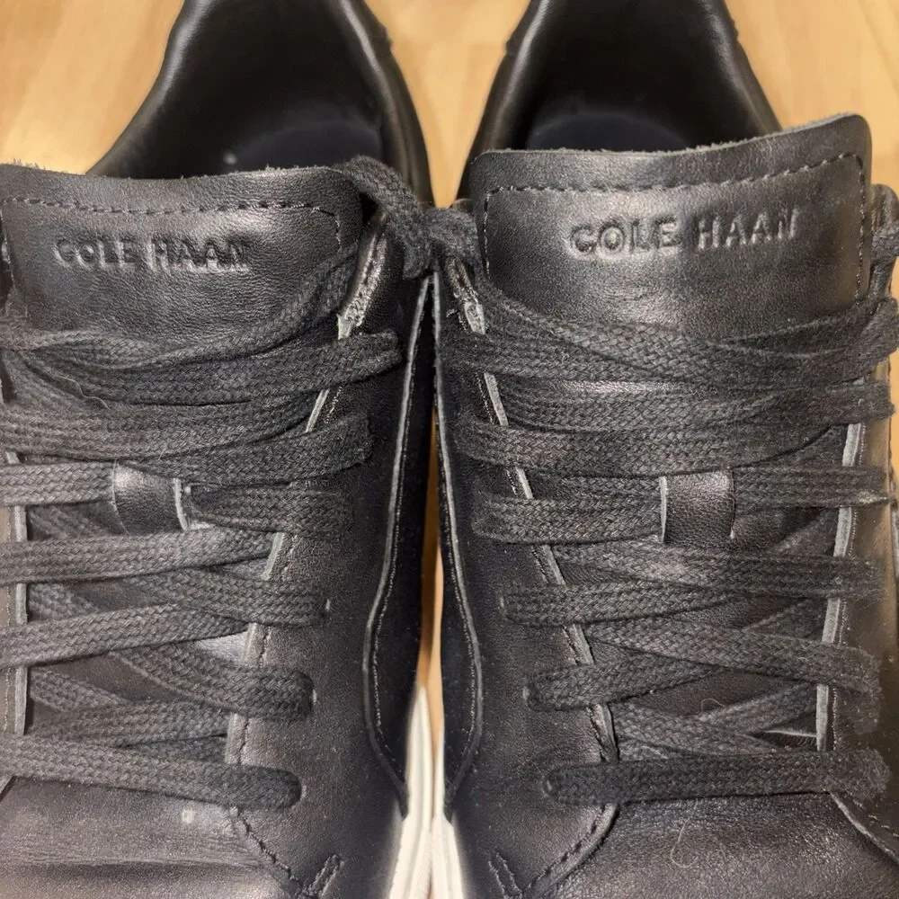 Cole Haan Grand Crosscourt Traveler Sneaker Shoes 9.5M Leather Black